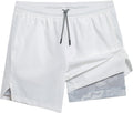 maamgic Gym Shorts for Men 7 in Inseam with Liner - Quick (Style GNRZ)