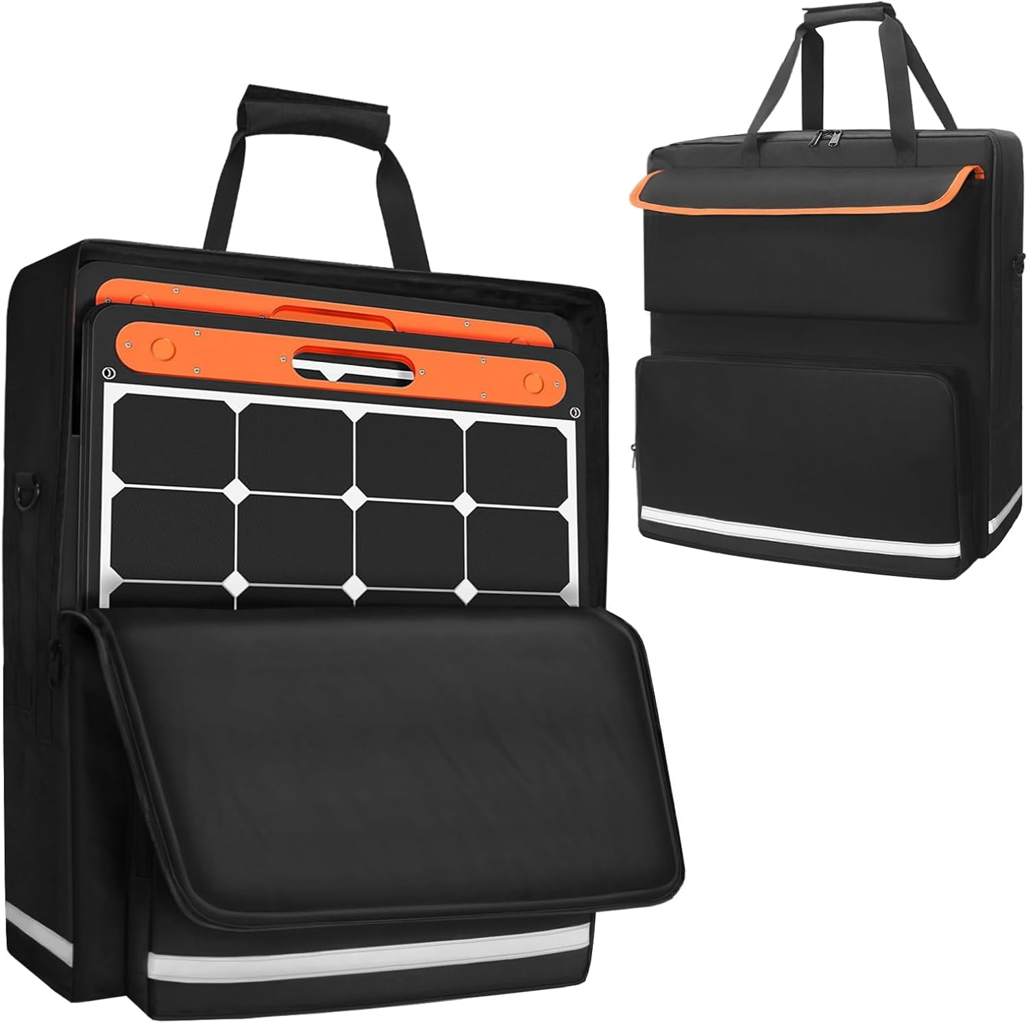 Solar Panel Storage Bag for 2 Panels - Durable Carrying Case