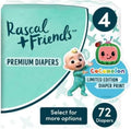 Rascal + Friends Co~Comelon Diapers Size 4, 72 Count - Nightproof