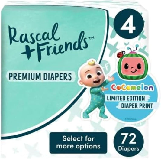 Ultra Absorbent Size 4 Diapers - 72 Count