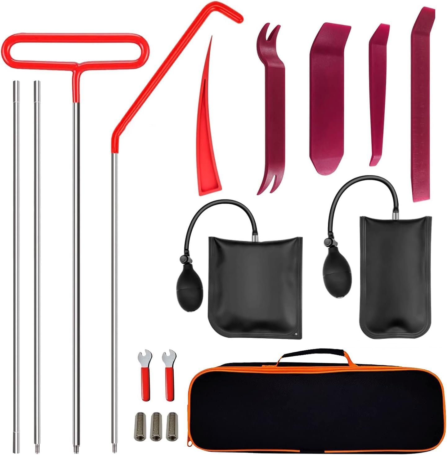 67 Inch Stainless Steel Wheel Pin Puller Tool Set for Garage
