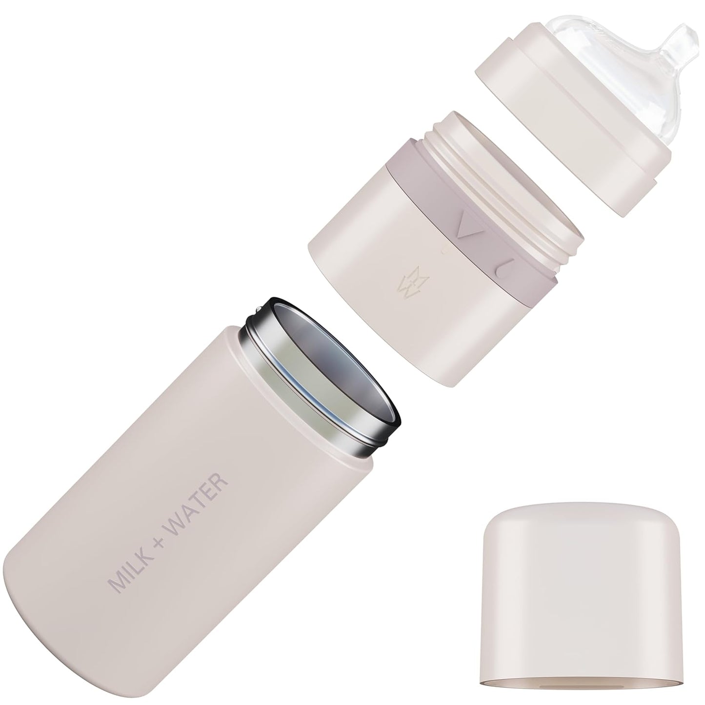 All-in-One Baby Bottle with Formula Dispenser for On-the-Go Use