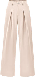High Waist Palazzo Pants Women - Comfortable Wide Leg Trousers Capris
