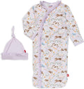 Modal Newborn Sleeper Gown & Hat Set - Silky Soft Sleep Sack