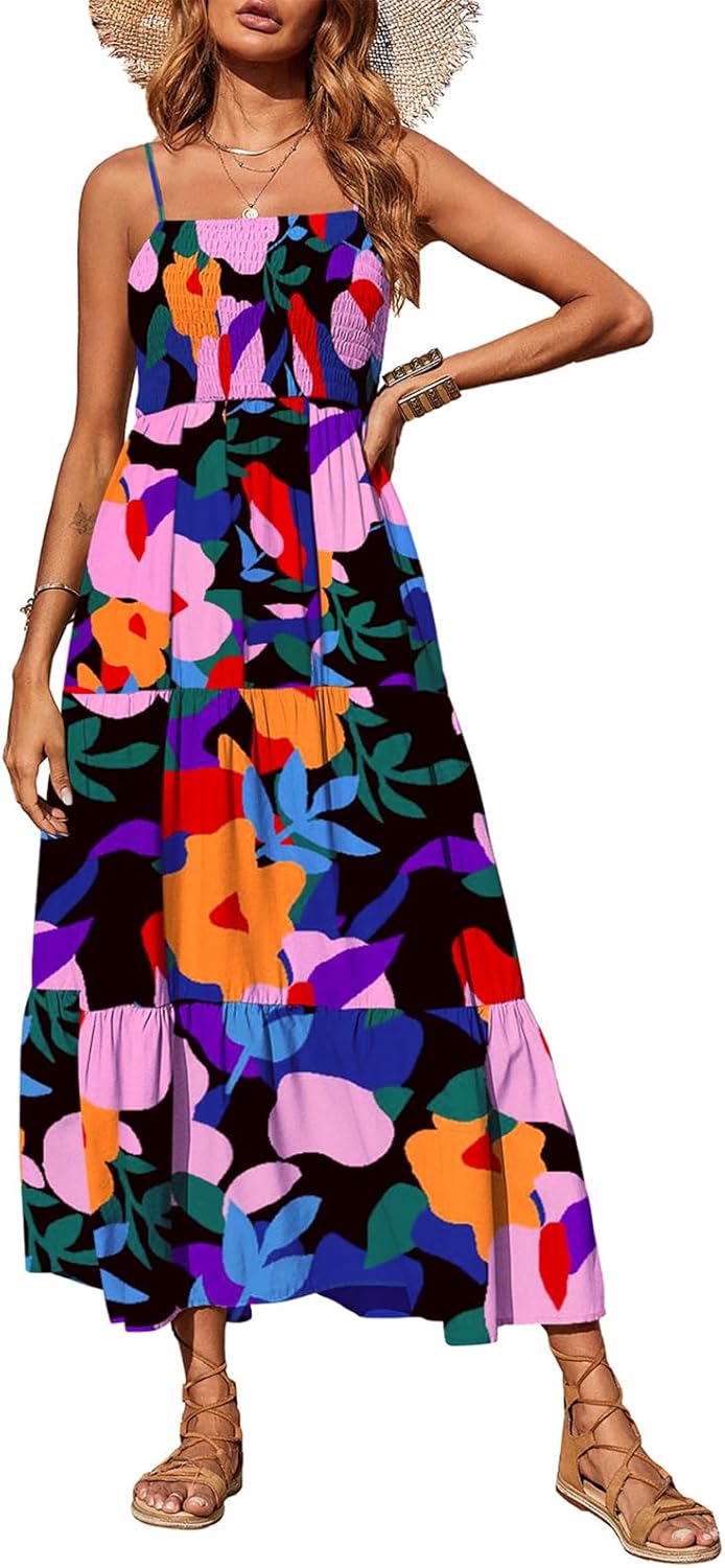 PRETTYGARDEN Women's Summer Maxi Dress for Casual Beach Wear