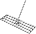 Lawn Leveling Rake 30 in x 10 in with 78 in Adjustable Handle