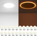 6 in LED Recessed Ceiling Light 5CCT with Night Light - Slim Dimmable