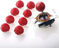 Sanwa JLF-TP-8YT Joystick + 8 OBSF-30 Buttons Bundle - Arcade