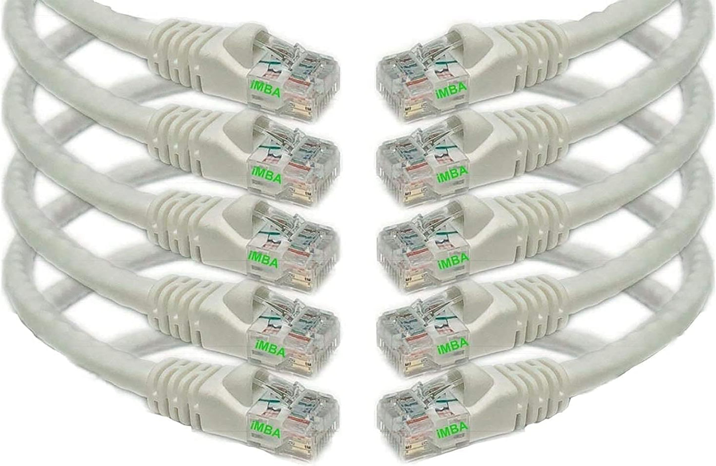 iMBAPrice 25 Feet Cat6 Cable - Premium Grade Ethernet Patch Cord