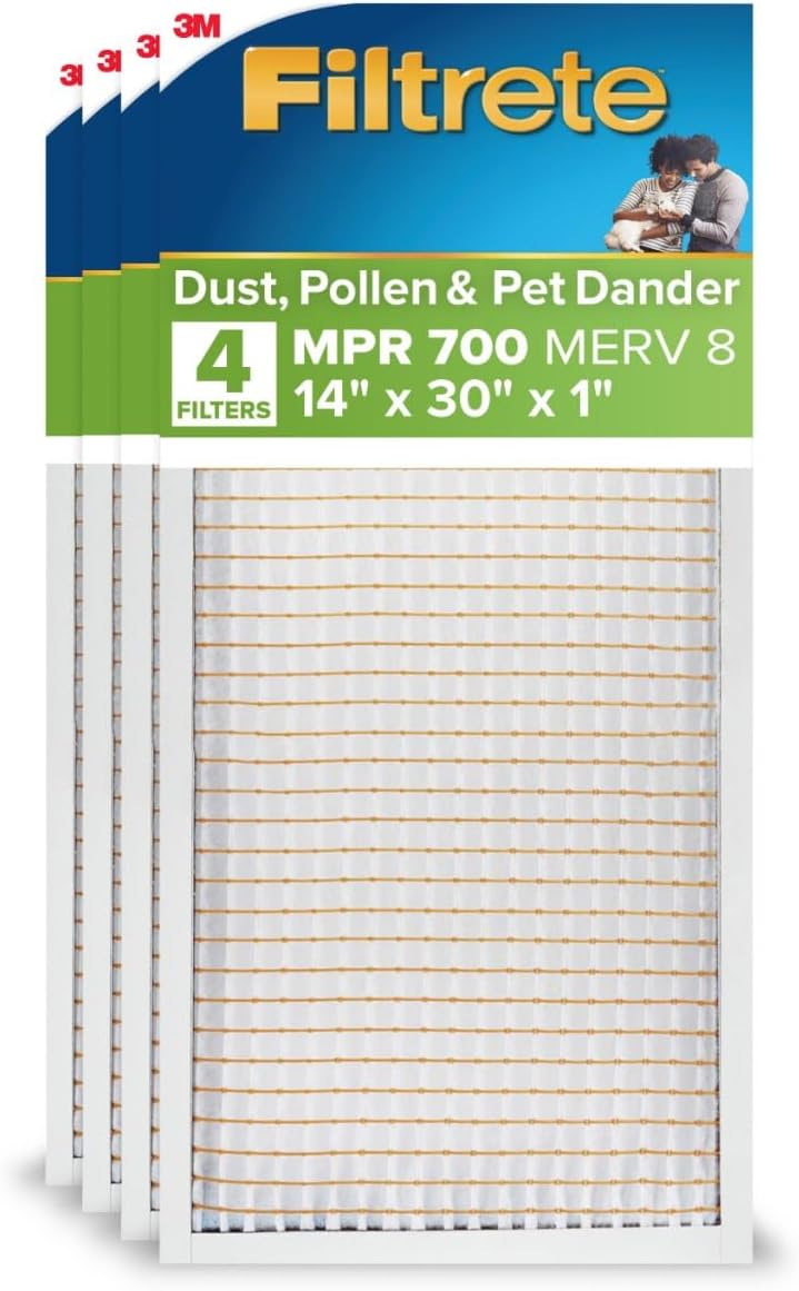 Filtrete 14x30x1 AC Furnace Air Filter, MERV 8, MPR 700