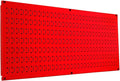 Wall Control Pegboard 16in x 32in Horizontal Red Metal Pegboard Panel