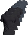 Comfneat Men's Undershirts 100 Percent Cotton V-Neck - Comfortable Fit