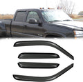 4pcs Shatterproof Side Window Wind Deflector for 99-06