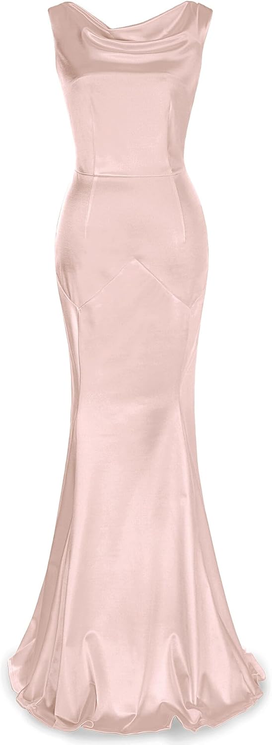 Elegant Mermaid Sleeveless Gown for Women by MUXXN - Perfect Fit