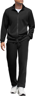 Men's Tracksuits 2 Piece Full Zip Jogging Suit - Casual Athletic Set