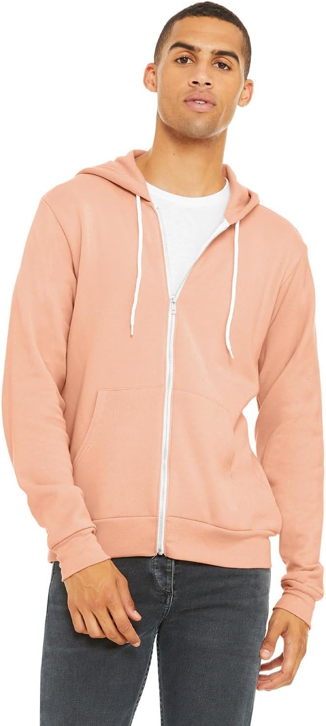 Bella & Canvas Men's 3739 Unisex Poly-Cotton Fleece Hoodie