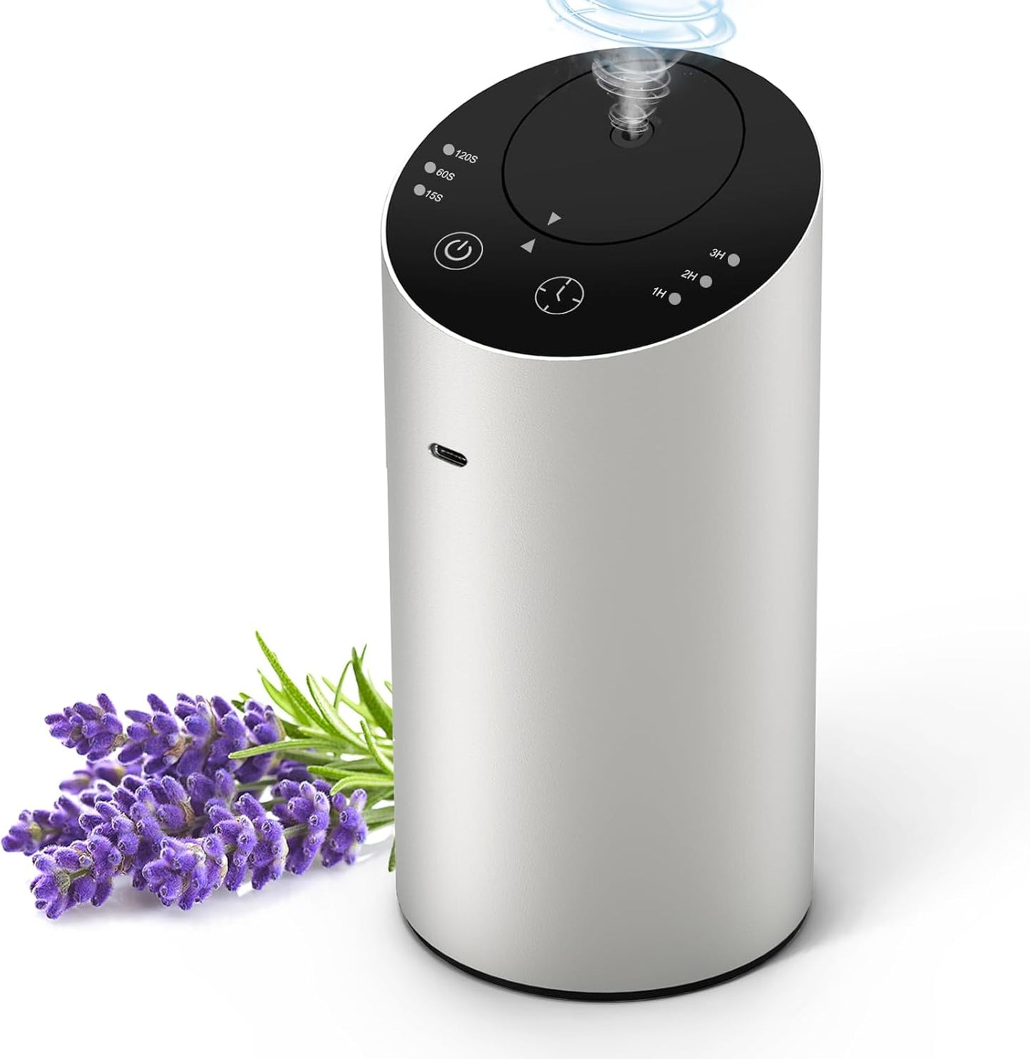 Yincook Waterless Essential Oil Diffuser: Leak-Proof, Rechargeable, Timer Function