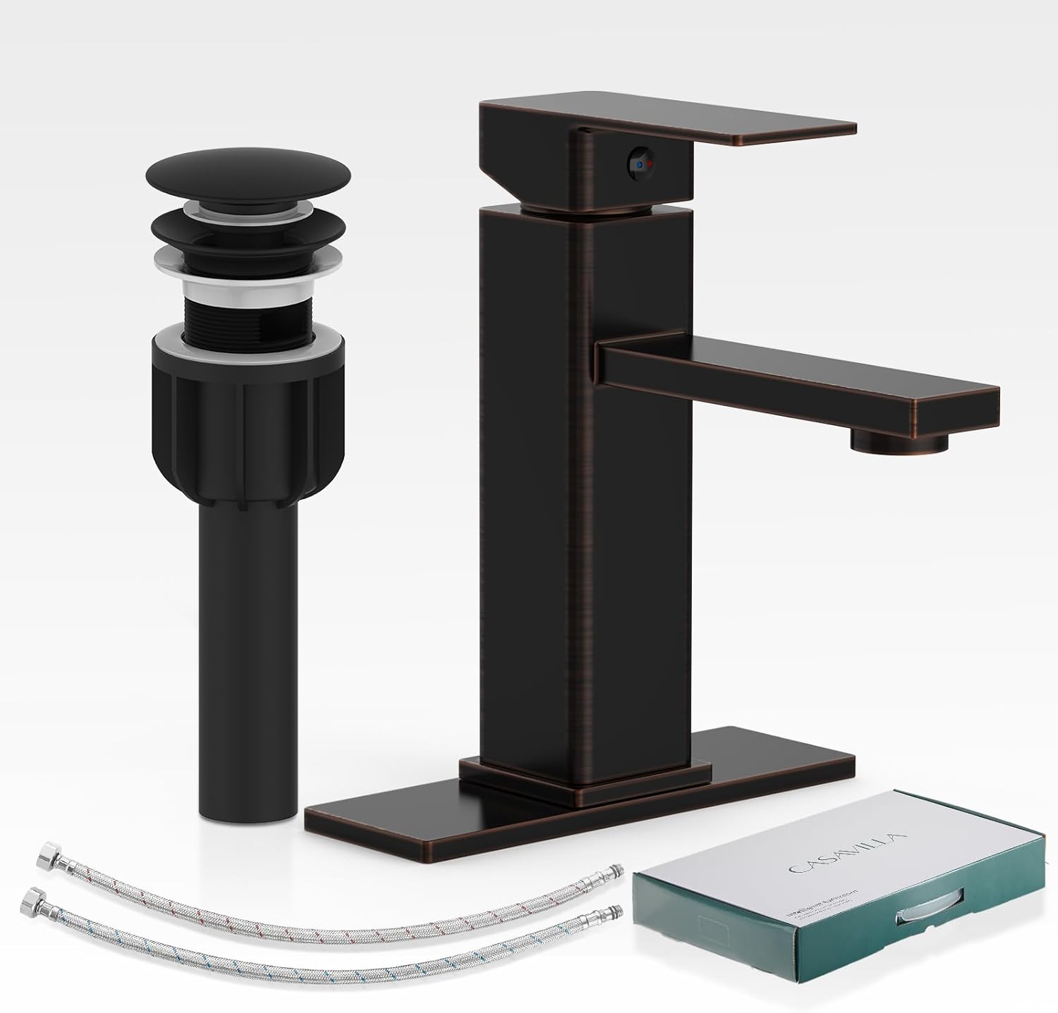 Bathroom Sink Faucet in Oil Rubbed Bronze for Modern Farmhouse