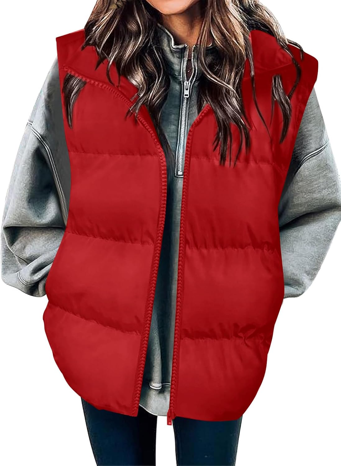 Zeagoo Puffer Vest for Women - Lightweight Quilted Jacket