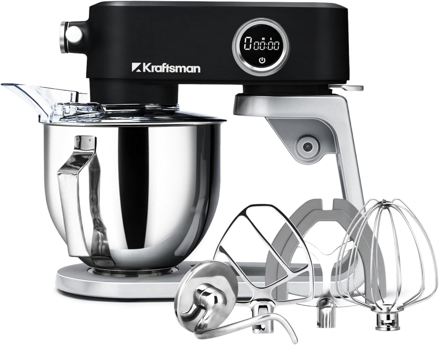 Stand Mixer All Metal - Heavy Duty Kitchen Mixer with 5.3 Quart