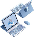 Keyboard case for iPad 9th 8th 7th Gen 10.2 in Blue Square Key