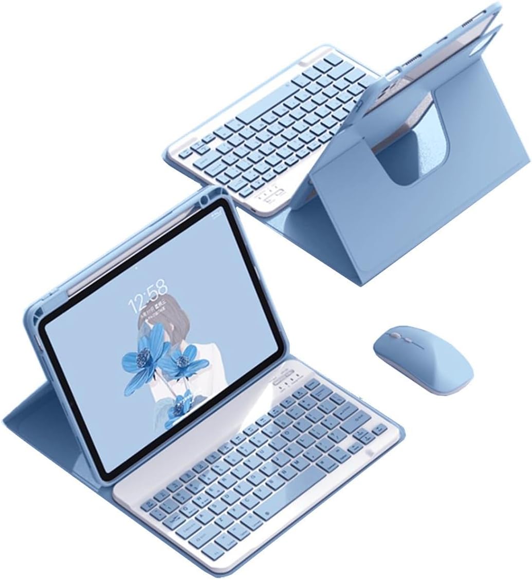 Keyboard Case for iPad 9th 8th 7th Gen 10.2 inch with Mouse