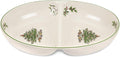 Spode Christmas Tree Divided Dish - 11.5 in Festive Serving Tray