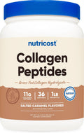 Nutricost Collagen Peptides Powder - Salted Caramel Flavor 1LB