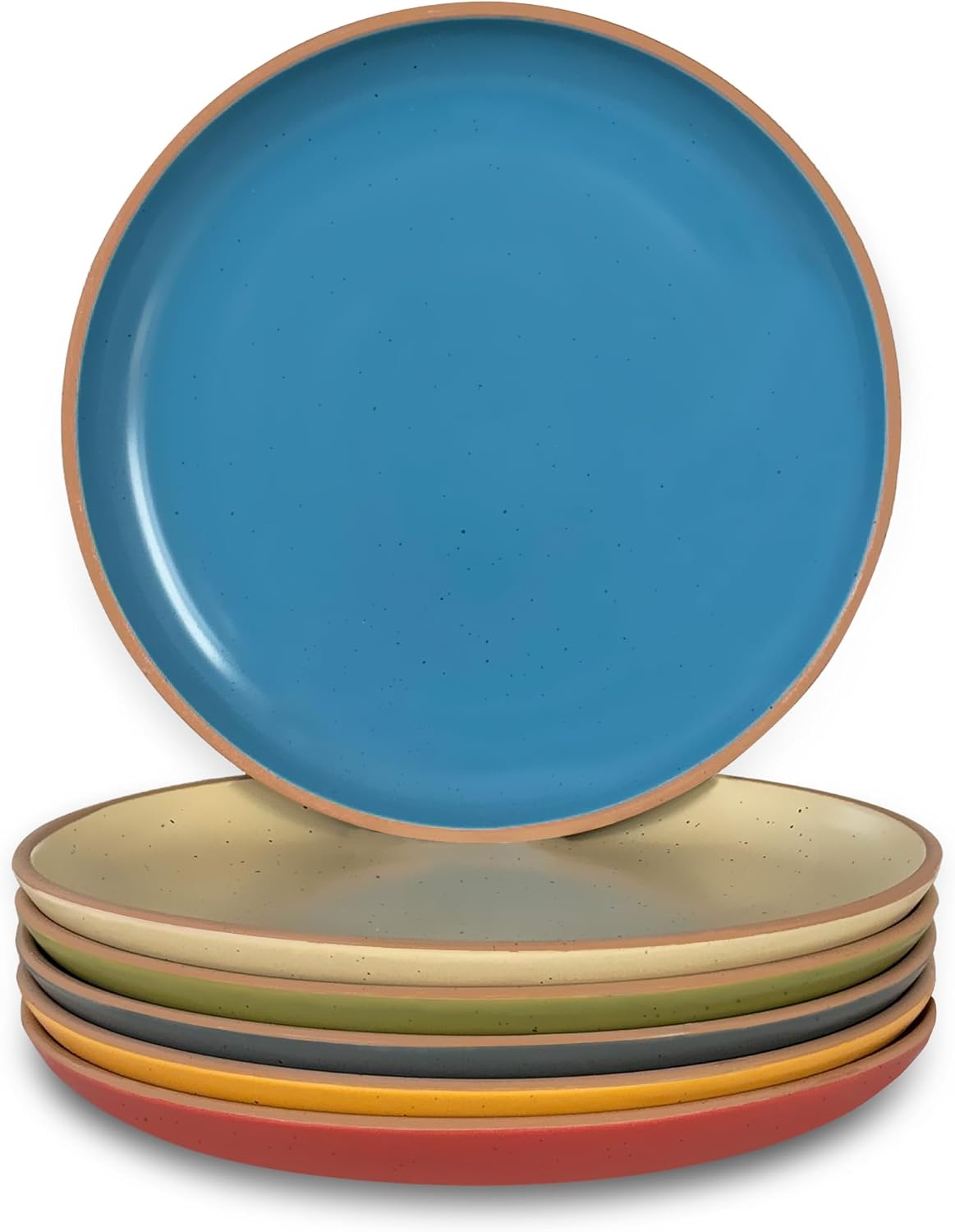 MORA Ceramic Artisan Matte Plates Set - Elegant Dining Experience