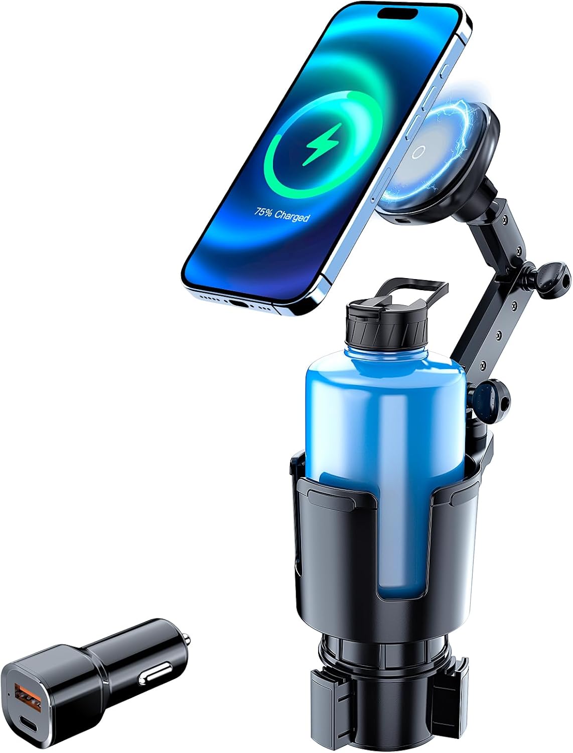 This Hill Magnetic Cup Holder Charger for Fast Wireless Charging