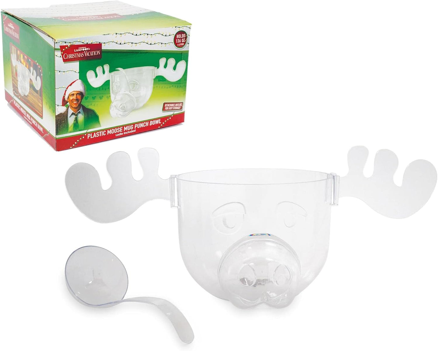 Marty Moose Punch Bowl for Holiday Fun and Cheerful Gatherings