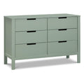 Carter's Colby 6-Drawer Baby Dresser - Versatile Light Sage Storage