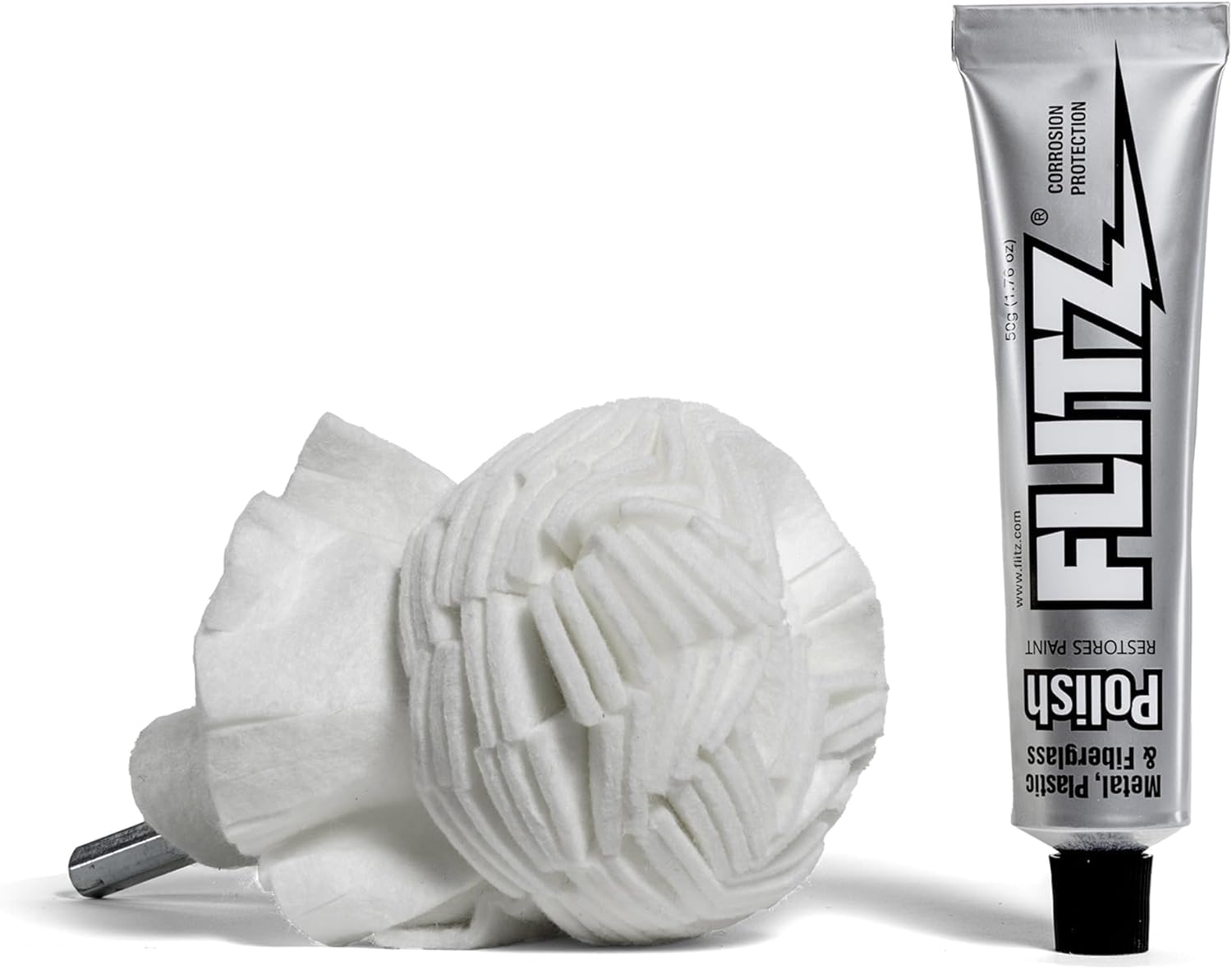 Flitz Buff Ball & Polish Paste - Ultimate Drill Polisher