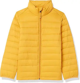 Lightweight Water-Resistant Packable Puffer Jacket for Boys