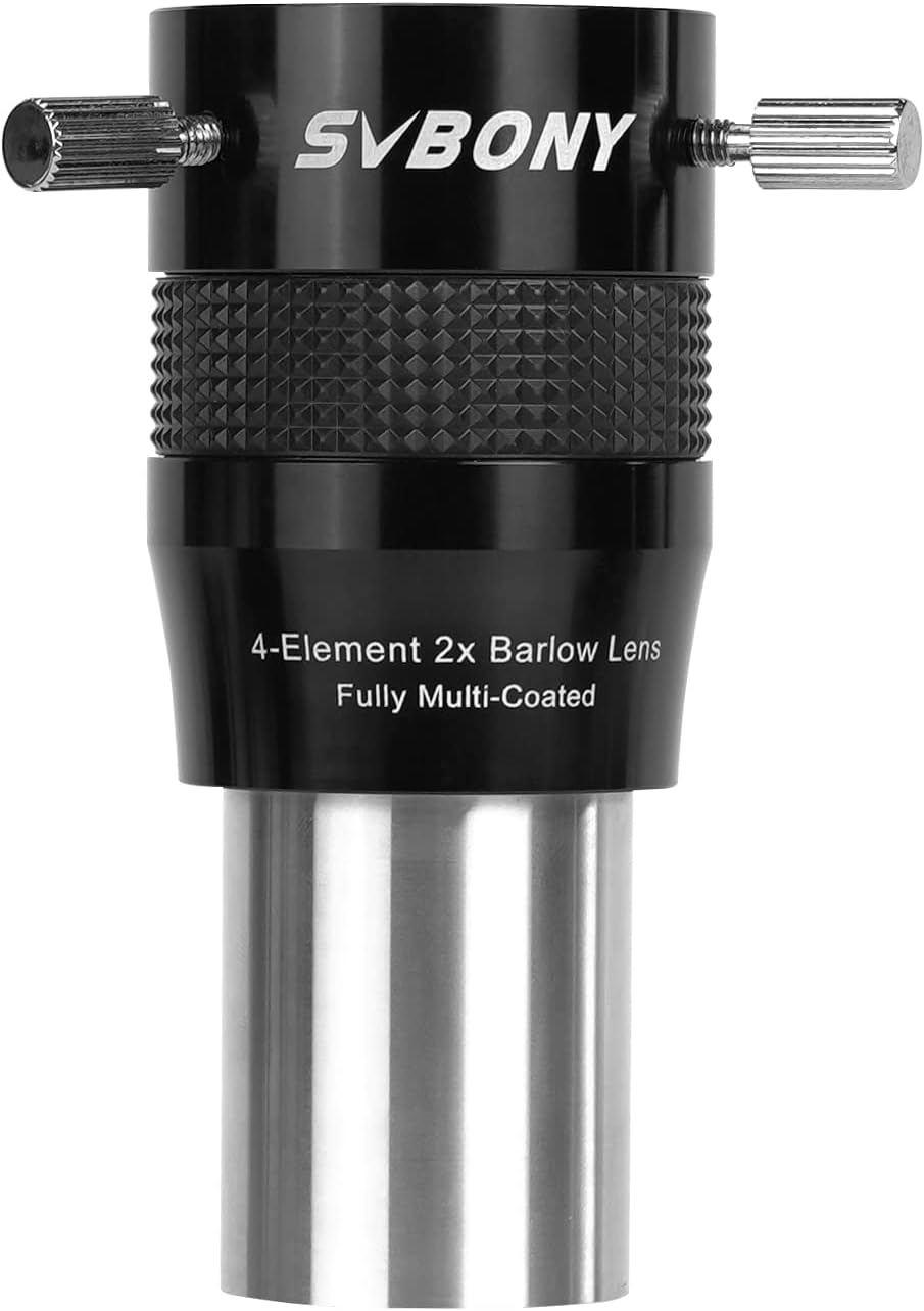 SV216 2X Barlow Lens for Enhanced Telescope Viewing Experience