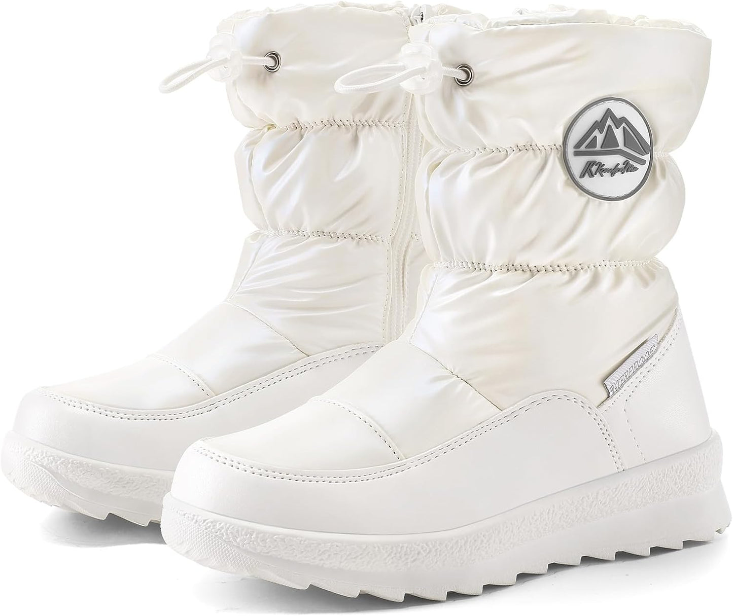 K KomForme Kids Snow Boots: Waterproof Winter Footwear for Kids