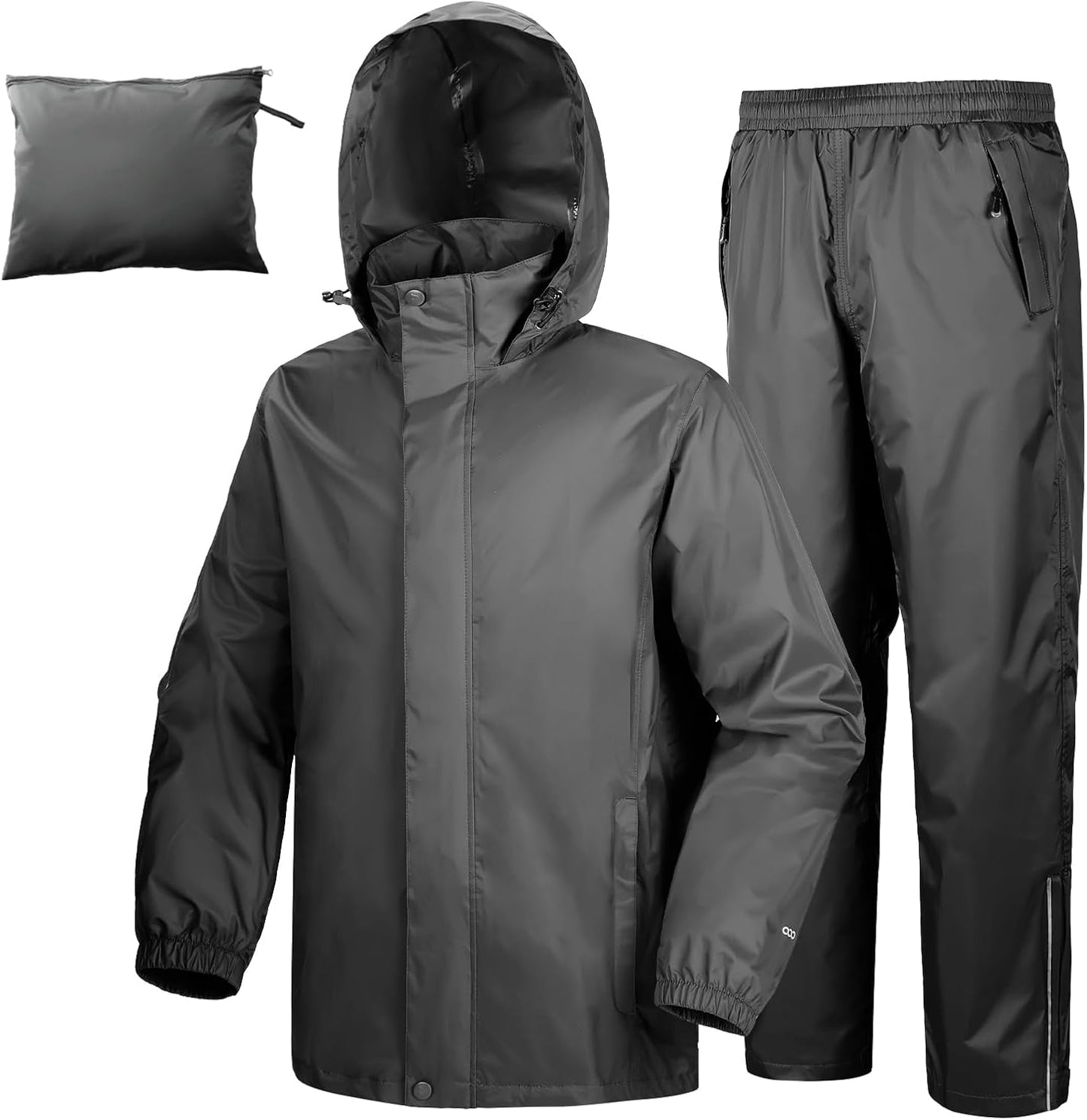 33,000ft Men's Rain Suit Packable Waterproof Gear for Outdoor Use