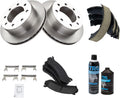 Rear Ceramic Brake Pad & Rotor Kit for 99-10 Chevrolet/GMC - Complete