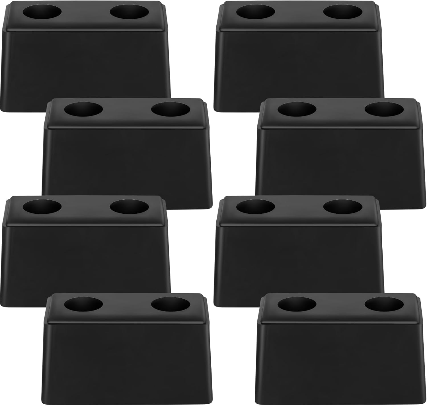Rubber Bumper Pads for Dock Protection - 8 Pcs Heavy Duty