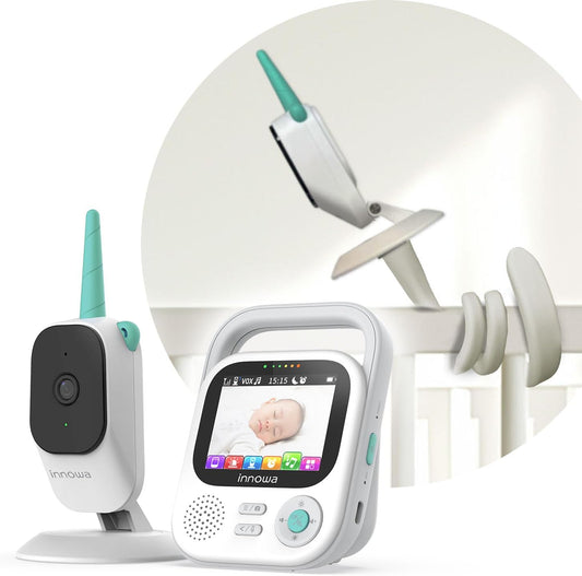 Innowa 2K QHD Baby Monitor - Night Vision & Sound Alert