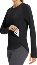 baleaf Women's Thermal Tops Fleece Lined Long Sleeve - Slim Warm Layer