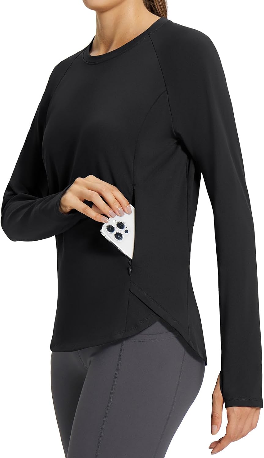 Baleaf Women's Thermal Tops for Cold Weather Running Gear
