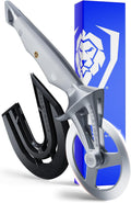 Pizza Wheel Cutter - Orbit Razor White G10 Handle - Heavy-Duty Cutter