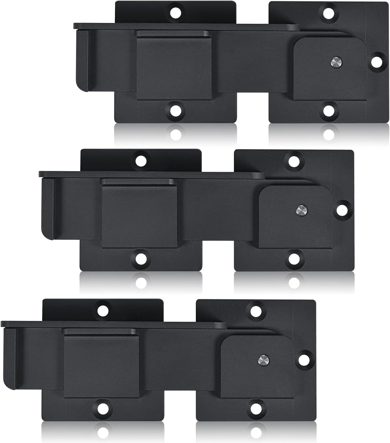 7.5in Flip Gate Latch Lock with Padlock Hole - Heavy Duty 3Pack
