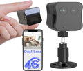No WiFi Security Camera 4G LTE Cellular Indoor Camera - Dual Lens