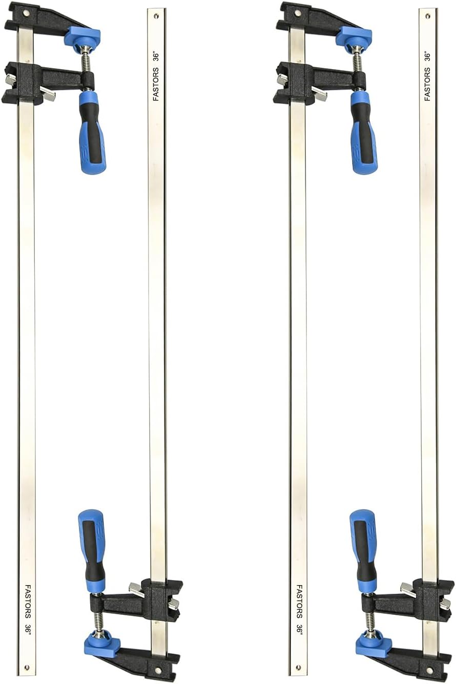 Bar Clamps for Woodworking 36 Inch, 4 Pack Adjustable Clamps