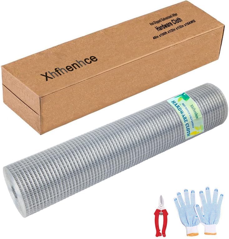 1/2inch Hardware Cloth 48in x 100ft for Garden Fencing