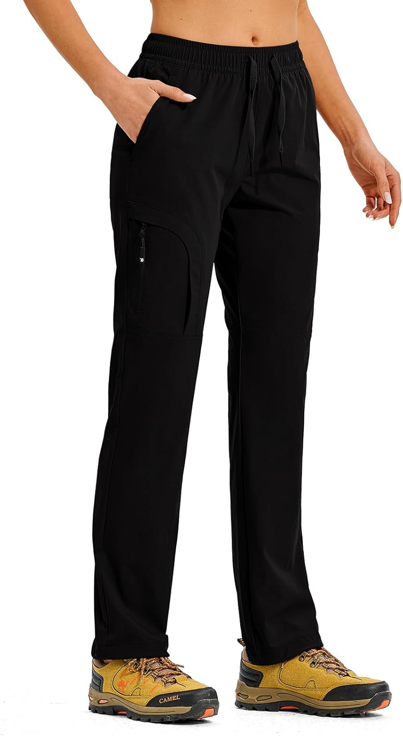 TBMPOY Women's Hiking Pants Lightweight Quick Dry Cargo Travel