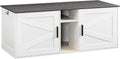 HOOBRO Double Litter Box Enclosure - Hidden Dual Litter Solution