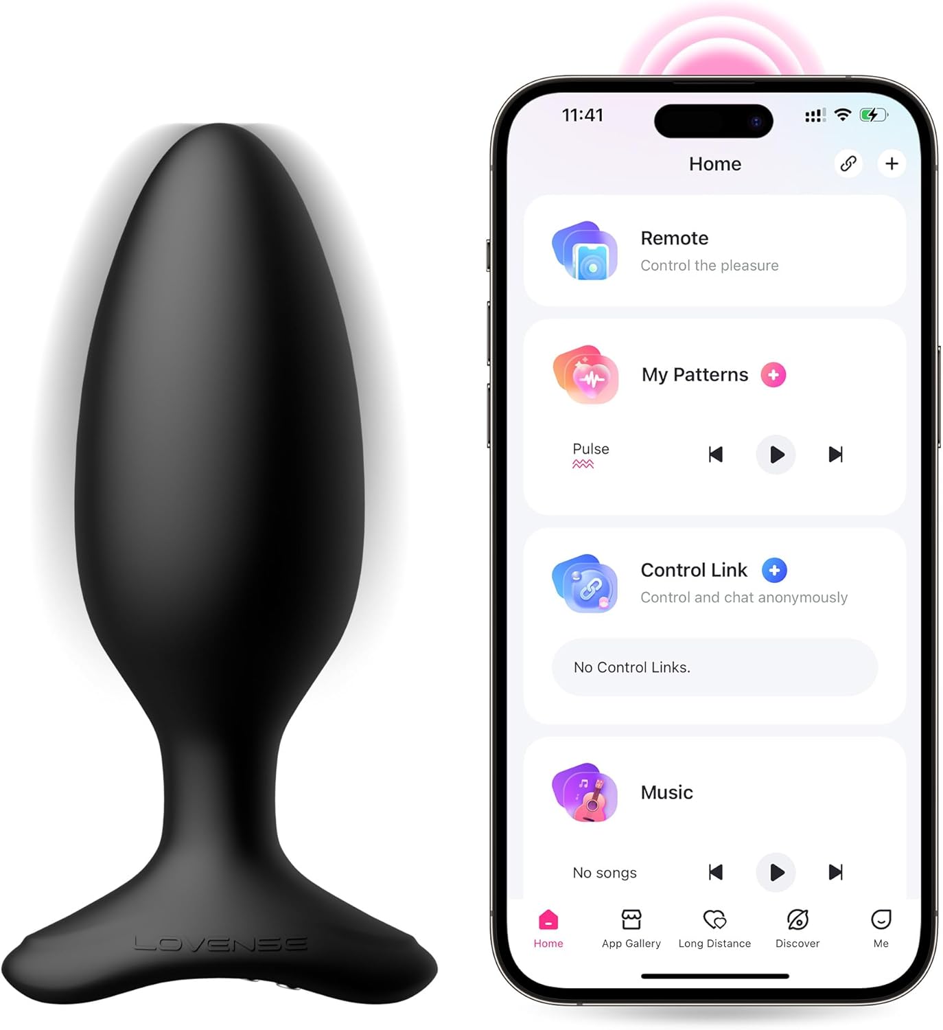 LOVENSE Hush 2 Vibrating Butt Plug for Ultimate Pleasure